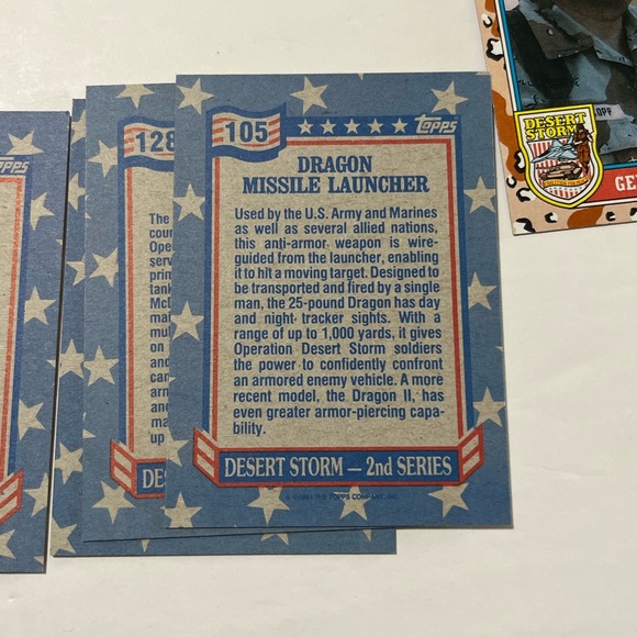 4/$25 Set of 85 Desert Storm Military Army Trading Collector Cards - Picture 5 of 9